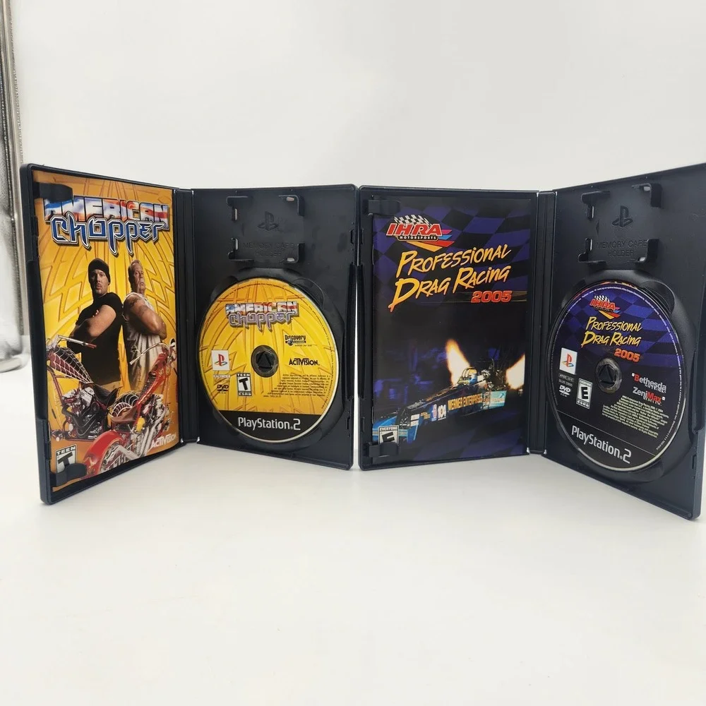 American Chopper & IHRA Professional Drag Racing 2005 Sony PlayStation 2 PS2 Lot